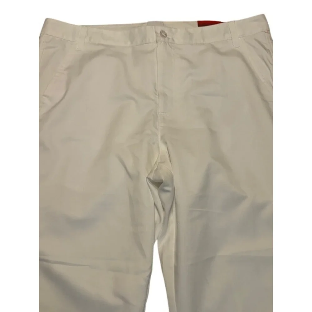 Fila Sport Mens Golf Pants‎ White Straight Leg Performance Trousers 36x30